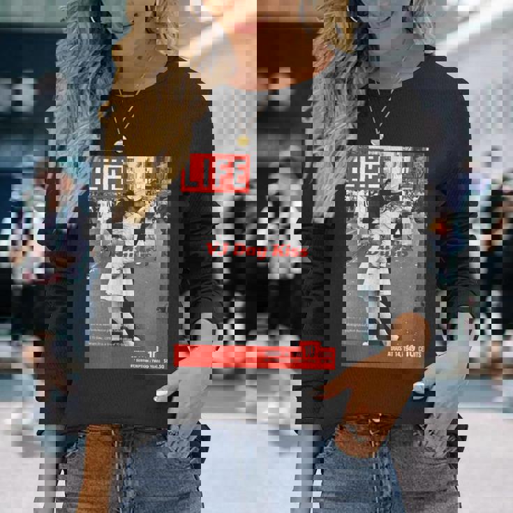 Life Picture Collection キス（1） 長袖Tシャツ 彼女への贈り物