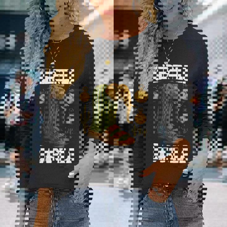 Lirili Larila 象 砂漠 面白い ミーム イタリアン ブレイン ロット 長袖Tシャツ 彼女への贈り物