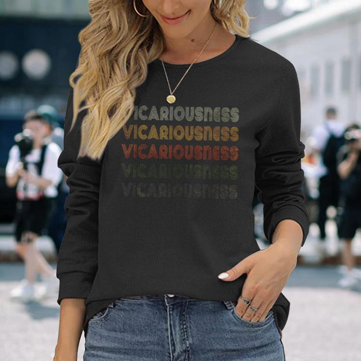 Love Hearticariousness グランジ ビンテージスタイル 代用 長袖Tシャツ 彼女への贈り物
