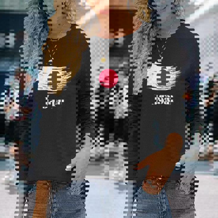 I Love Japan Graphic & Cool Japan Flag s 長袖Tシャツ 彼女への贈り物