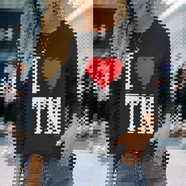 I Love Tennessee Tn Throwback Classic 長袖Tシャツ 彼女への贈り物