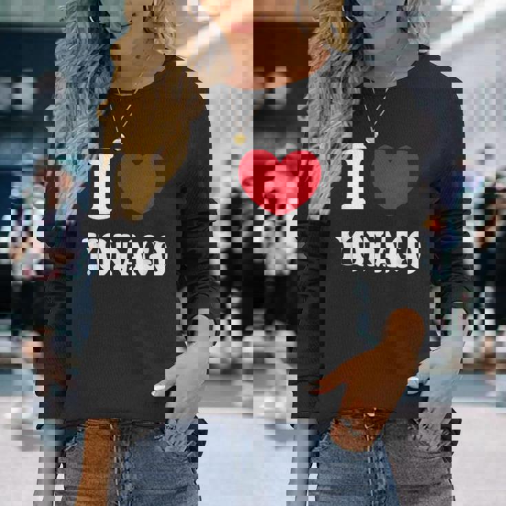 I Love Yonago アイラブ米子 長袖Tシャツ 彼女への贈り物