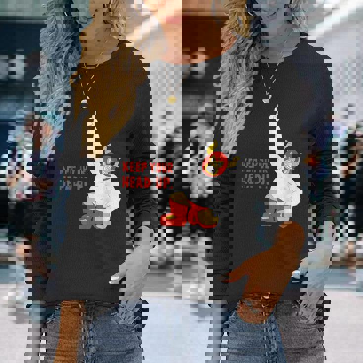 Maskman Istrongest マスクマン Keep Your Head Up レスリング 長袖Tシャツ 彼女への贈り物