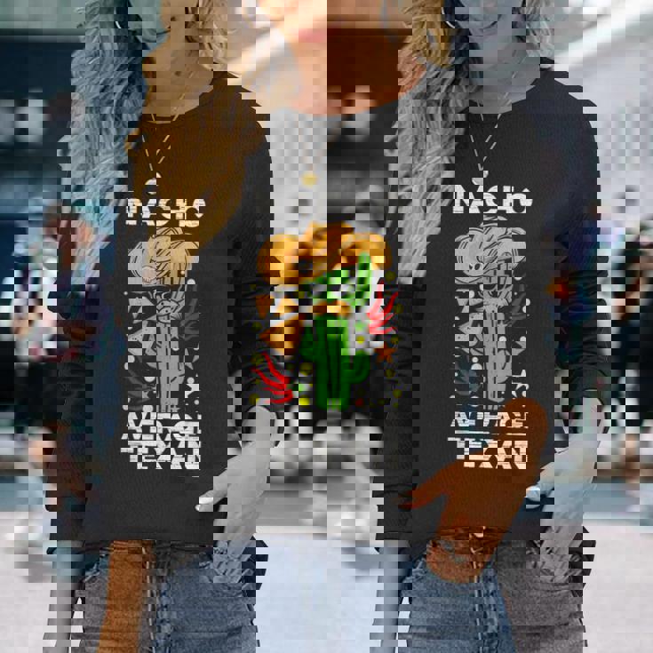 Nacho Average Texan Burrito ベジタリアン ジャラペーニョ タコス ナチョス 長袖Tシャツ 彼女への贈り物