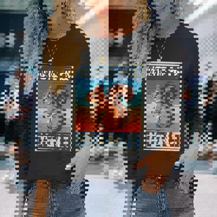 P'nut Pnutリスtシャツ ジャスティス ピーナッツザリス 長袖Tシャツ 彼女への贈り物