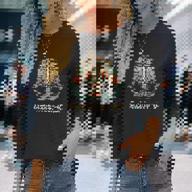 Pendleton Oregon Thunderbird Nw ネイティブアメリカン 長袖Tシャツ 彼女への贈り物