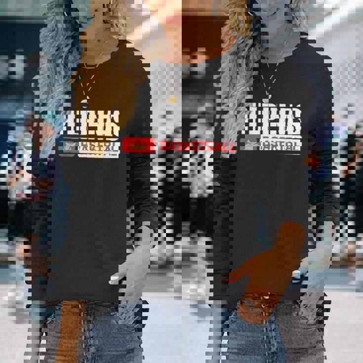 Pilipinas バスケットボール Gilas Philippines シャツ 長袖Tシャツ 彼女への贈り物