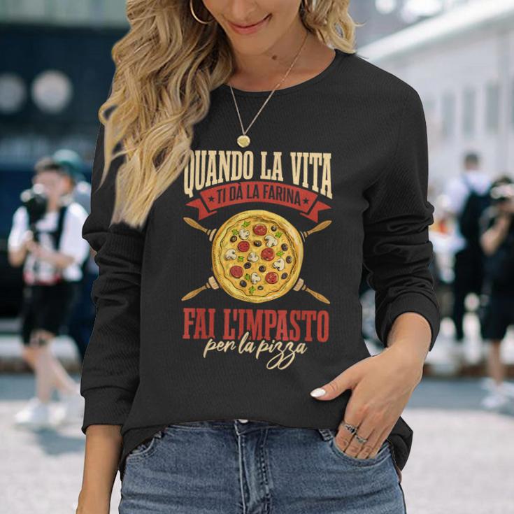 Pizzaioli Divertente Pizzaiolo Uomo Festa Del Papà Maglietta a maniche lunghe Regalos para ella