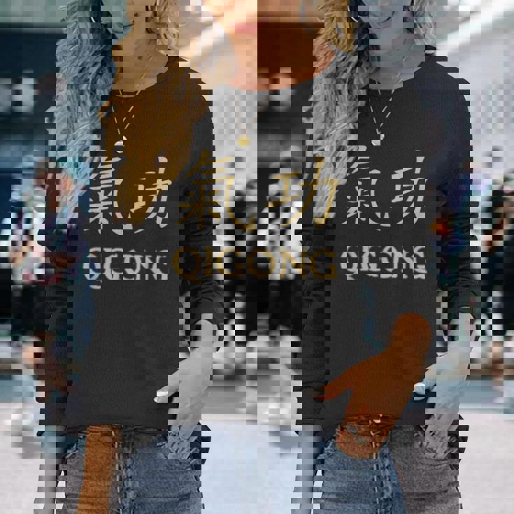 Qigong Qi Gong Chigong 気功服 楊貴妃 太極拳 長袖Tシャツ 彼女への贈り物