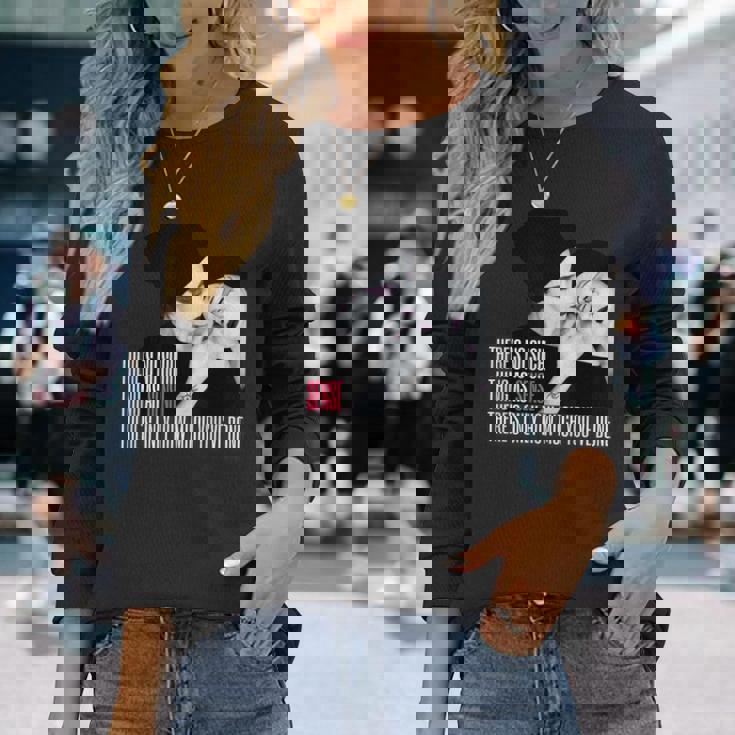 There Is Nouch Thing Asense おしゃれに差をつける！限定デザイン 長袖Tシャツ 彼女への贈り物