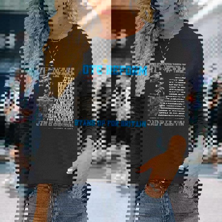 Reform Uk 商品 長袖Tシャツ 彼女への贈り物