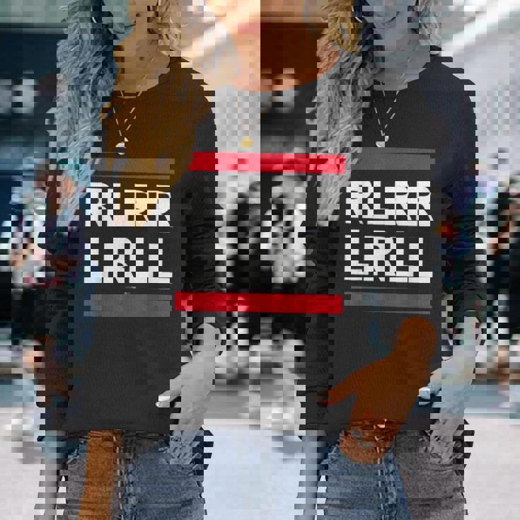 Rlrr Lrll シングルパラディドルドラム ルーディメント 長袖Tシャツ 彼女への贈り物