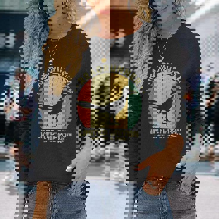 Roadrunner Lover ヴィンテージ アンティーク調 ロードランナー 長袖Tシャツ 彼女への贈り物