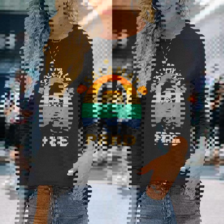 Salamat Prrd フィリピン ディゴン・ドゥテルテ大統領 ありがとう 長袖Tシャツ 彼女への贈り物