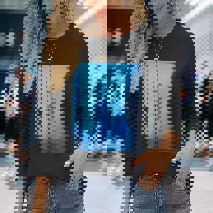 Siren Head サイレンヘッド クリーパスタホラー 長袖Tシャツ 彼女への贈り物