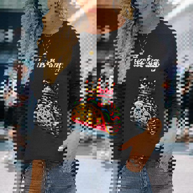 Taco Kings レストラン服 長袖Tシャツ 彼女への贈り物