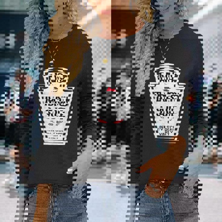 Tangy Tabasco ソースグループ 調味料ファミリーマッチング 長袖Tシャツ 彼女への贈り物