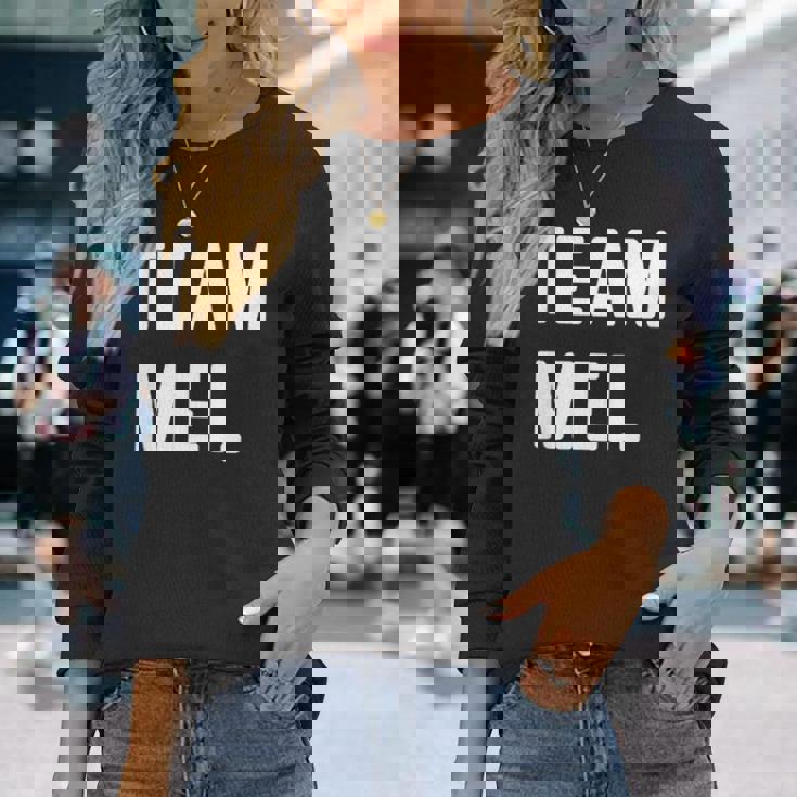 Team Mei 名前 長袖Tシャツ 彼女への贈り物