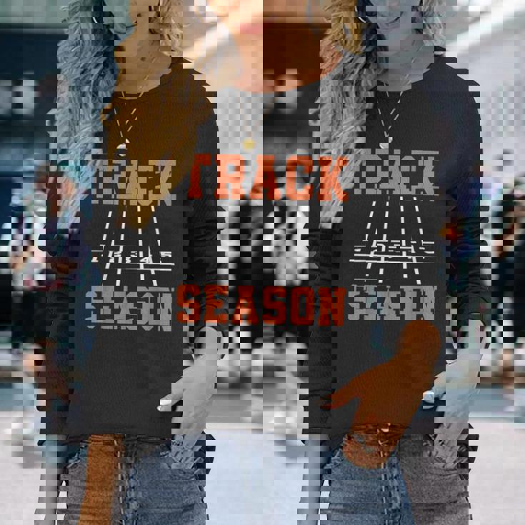 Trackeason フィールドスローアーズ ランナーショット 陸上競技 長袖Tシャツ 彼女への贈り物