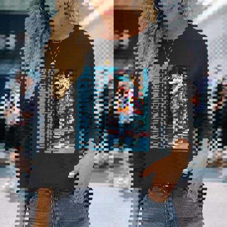 Trakonato Mozzarellone ブレインレッドトララサメ 面白い 長袖Tシャツ 彼女への贈り物