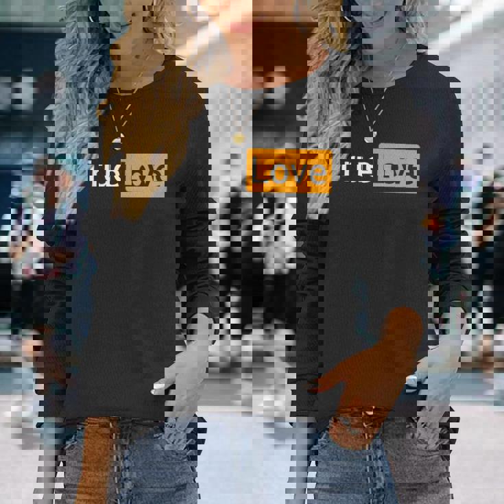 True LoveParty Dad Joke 長袖Tシャツ 彼女への贈り物