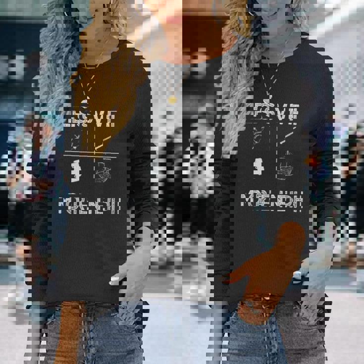 Wifiを減らしニーファイを増やすlds宣教師とミームの贈り物 長袖Tシャツ 彼女への贈り物