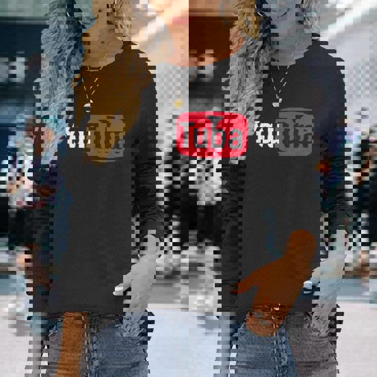 Youtuba マーチングバンドシャツ キャンプ チューバ ペップラリー ファニーメンバー 長袖Tシャツ 彼女への贈り物