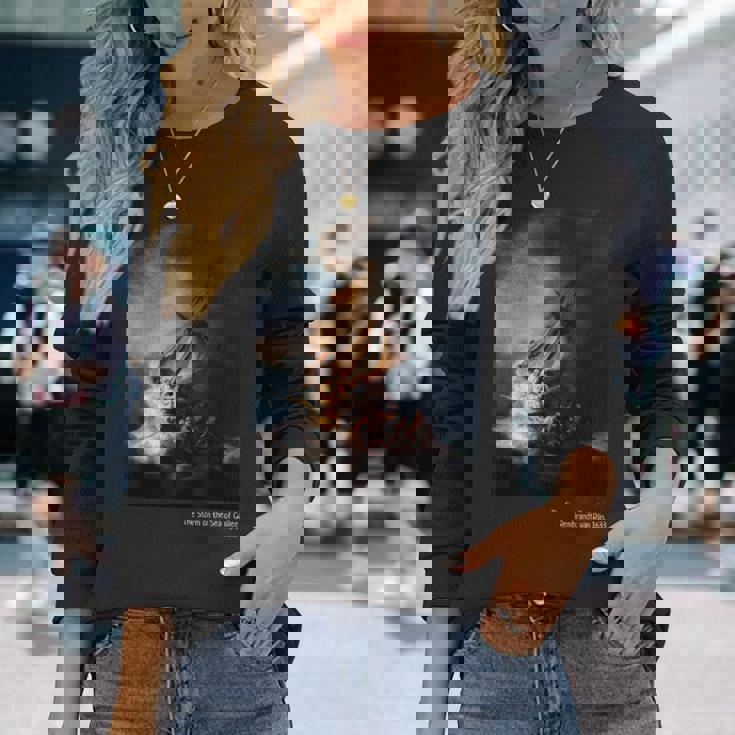 「Thetorm On Theea Of Galilee」ペイントアートtシャツ 長袖Tシャツ 彼女への贈り物