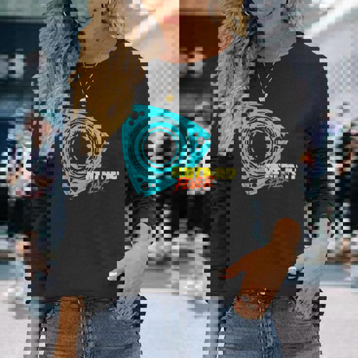 「ロータリーフィーバー」ロータリーエンジン 長袖Tシャツ 彼女への贈り物