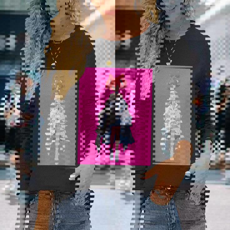 『Moyo』（成人）擬人化プロジェクト 長袖Tシャツ 彼女への贈り物