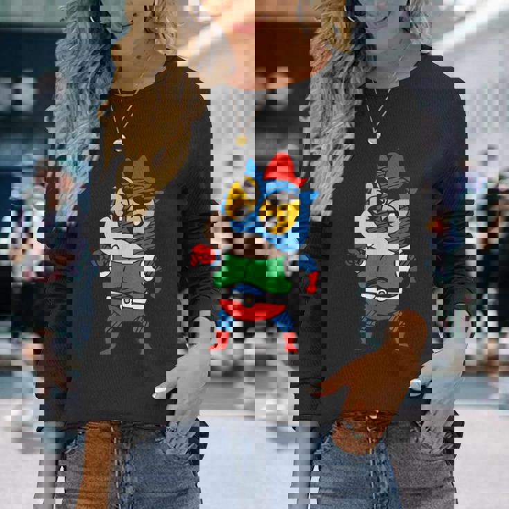 【まんが】クレヨンしんちゃん アクション仮面に変身！ 長袖Tシャツ 彼女への贈り物