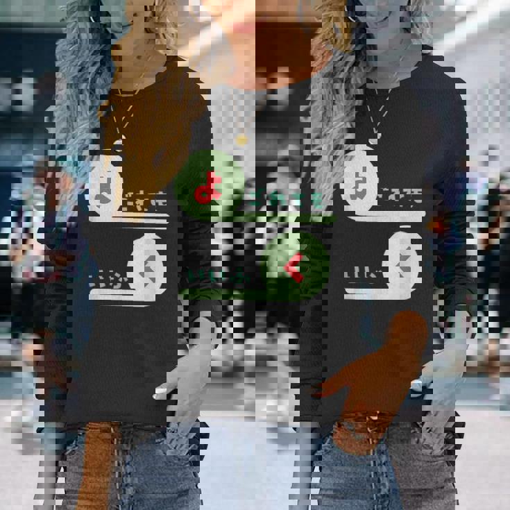 【よごれてもいいふく】保育園・外遊びにぴったり！面白い言葉×可愛いフォントで家族コーデも！ 長袖Tシャツ 彼女への贈り物