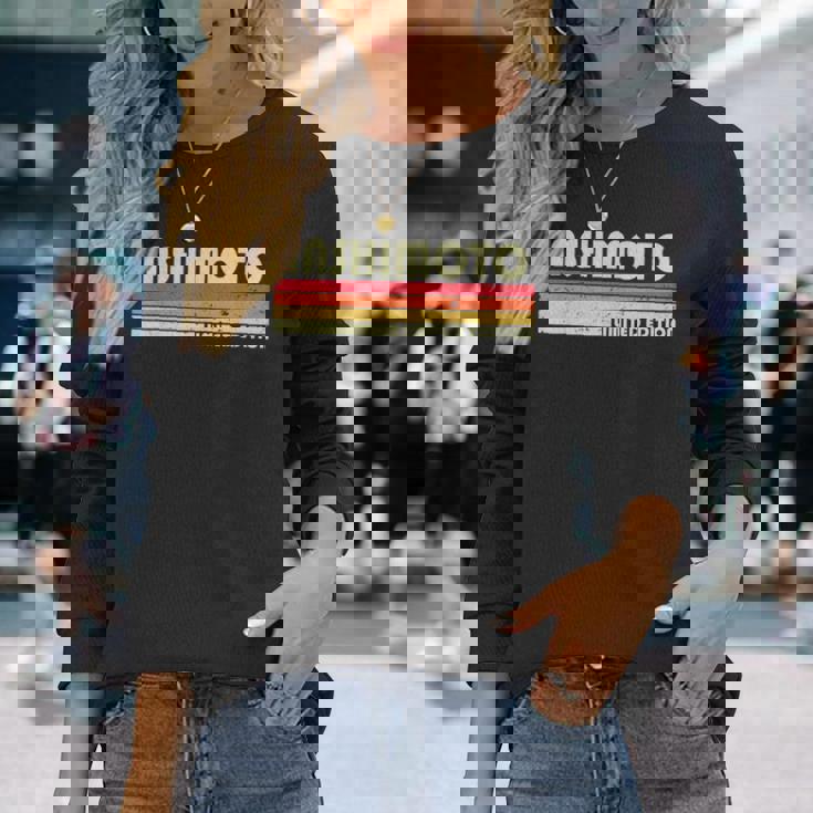 【橋本 橋元 はしもと】名前 名字 家族お揃い ギャグ ネタ ウケ狙い 贈り物 ギフト 面白い おもしろ 長袖Tシャツ 彼女への贈り物