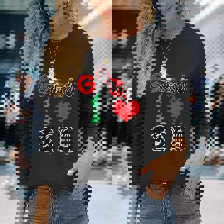 がんばろう Ganbarou 石川 能登 地元愛 応援 復興 長袖Tシャツ 彼女への贈り物