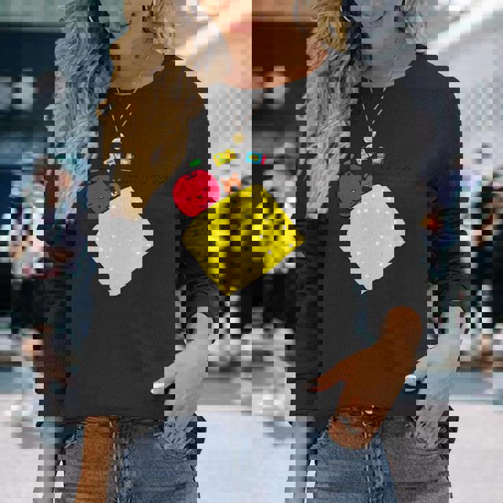 ぐっすりおやすみぷっぷる 長袖Tシャツ 彼女への贈り物