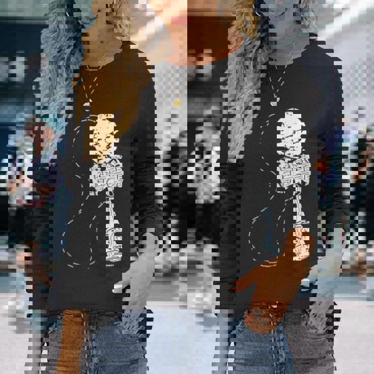 けん玉プレーヤー けん玉アパレル けん玉 トリックトレーニングギア 長袖Tシャツ 彼女への贈り物