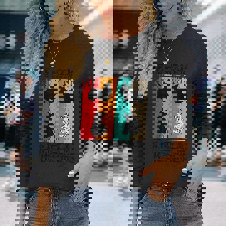 はい、これらすべての犬が本当に必要です スコッティ スコティッシュ テリア 長袖Tシャツ 彼女への贈り物