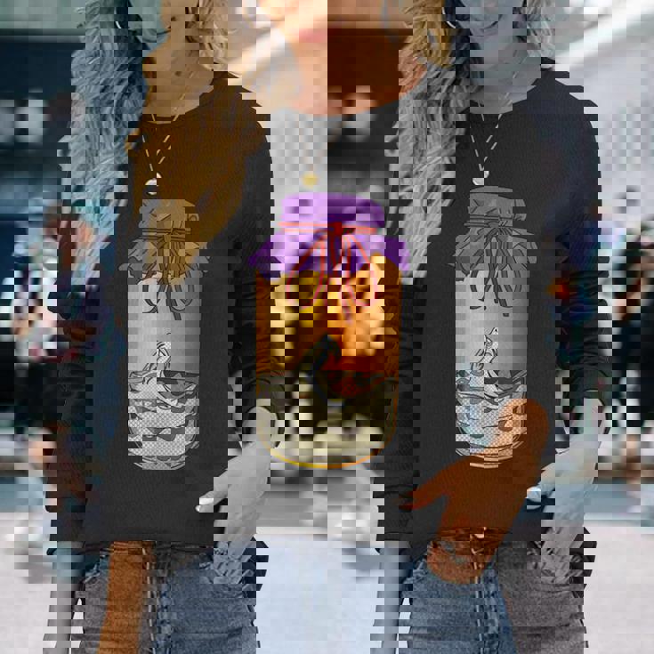 はぶ酒 スネークウイスキー 沖縄 日本 岩国沖縄沖縄 ハブ酒 長袖Tシャツ 彼女への贈り物