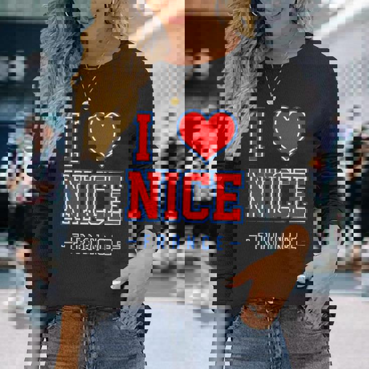 アイラブニースフランス 長袖Tシャツ 彼女への贈り物