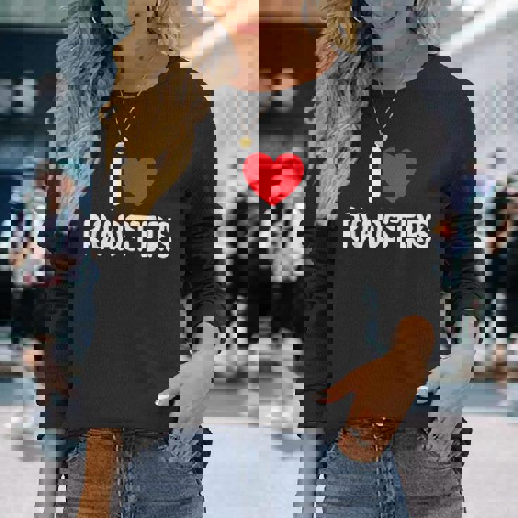 アイ・ラブ・ロードスター 長袖Tシャツ 彼女への贈り物