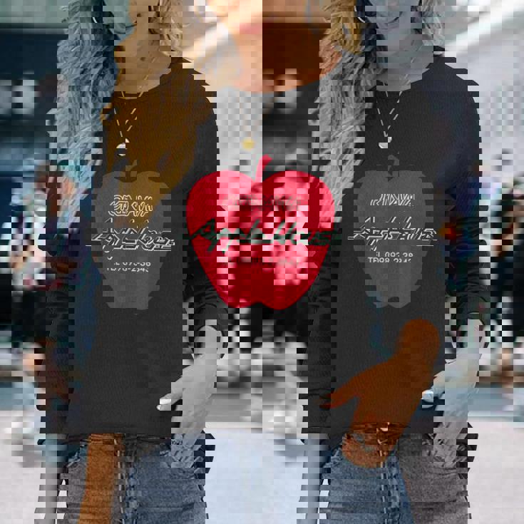 アップルハウスクラブ 沖縄ジャパン 90年代 両面ピラミッド Nyny 沖縄市 長袖Tシャツ 彼女への贈り物