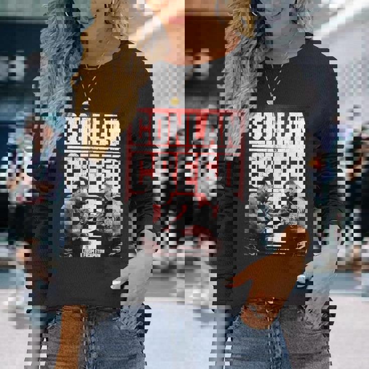 アドニスクリード—ケープタウンからのコンラン対クリード2ライブ 長袖Tシャツ 彼女への贈り物