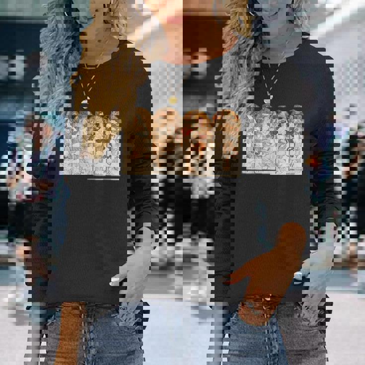 アルフォンス・マリア・ミュシャの季節 長袖Tシャツ 彼女への贈り物