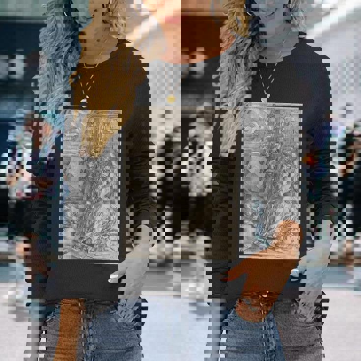 アルブレヒト・デューラーのメランコリア 長袖Tシャツ 彼女への贈り物