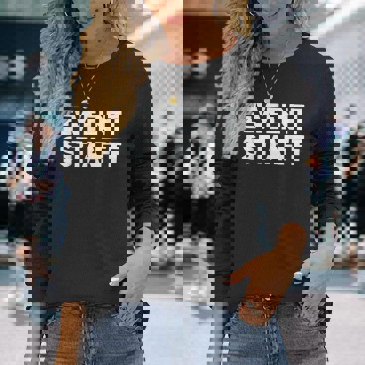 イベントスタッフ 長袖Tシャツ 彼女への贈り物