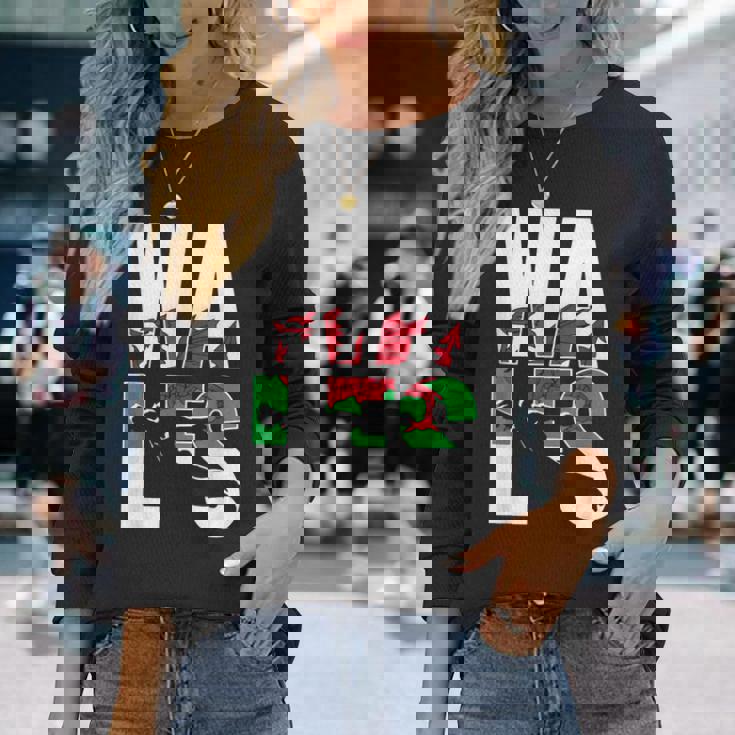 ウェールズサポーターズ ジャージキット ユニオンギフト ウェールズラグビーファン 長袖Tシャツ 彼女への贈り物