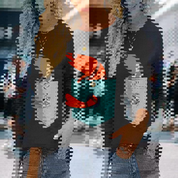 エビtシャツ、エビキッズ、エビガール、エビ好き。 長袖Tシャツ 彼女への贈り物