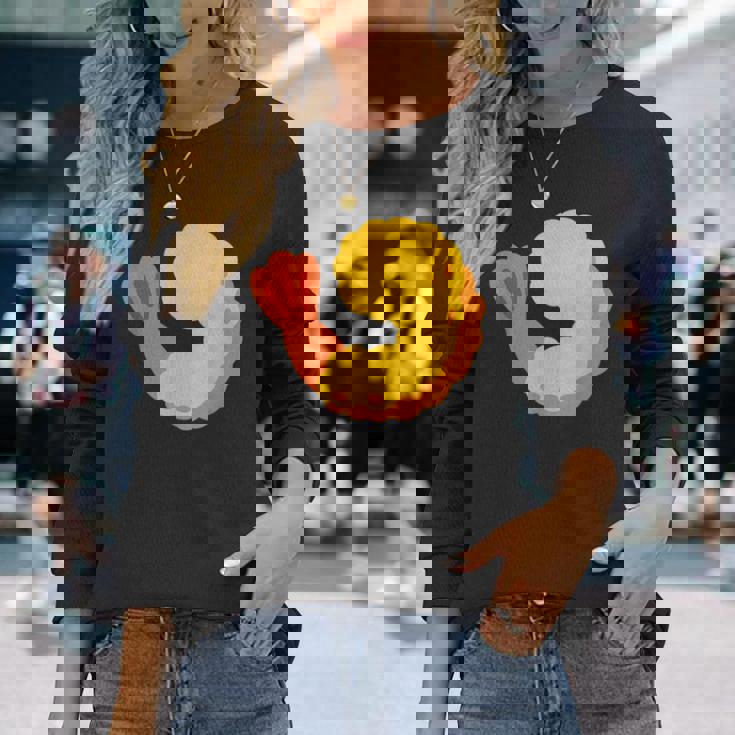 エビフライ エビの天ぷら 海老 コスチューム 長袖Tシャツ 彼女への贈り物