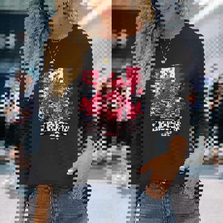 エルボーアップ カナダ カナディアン ビーバー ヘラジカ ホッケーチーム メープルリーフ 長袖Tシャツ 彼女への贈り物