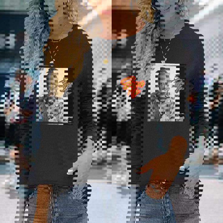 カーティスメイフィールド_001 長袖Tシャツ 彼女への贈り物